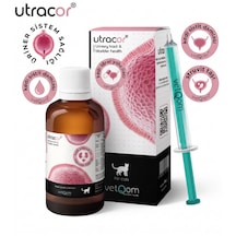 Vetqom Utracor Kedi Üriner Sistem Sağlığı Likit Takviyesi 45 Ml Orijinal Ürün
