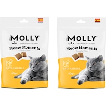 Molly Meow Moments Anti Hairball Tüy Yumağı Önleyici Kedi Ödül Maması 60 G X 2 Adet