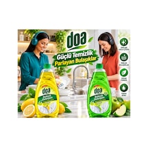 Bulaşık Deterjanı Avantajlı 2 Li Güç Paketi Limon + Elma Kokulu, Yağlara Karşı Güçlü Temizlik & Parlak Bulaşıklar - 932276418