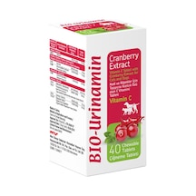 Bio Urinamin Kızılcık Özlü Köpek C Vitamini Çiğneme Tableti 40'lı