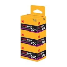 Gold200 35mm 36 Poz Renkli Negatif Analog Fotoğraf Filmi 3'lü Paket 135 Iso 200 Gün Işığı Retro 1980s