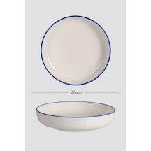 3'lü Toledo Bol Kase 26cm Rim Lacivert Rinart Krem
