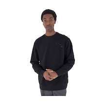 Hurley Hurley Good Kai Tiki Crew Erkek Siyah Sweatshirt Blk