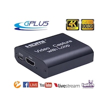 Gplus 4Kvc300 4K Hdmı Video Capture Ps4 Xbox Video Yakalama