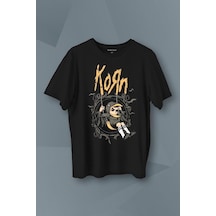 Korn Metal Rock Müzik Baskılı Tişört Unisex T-shirt 001