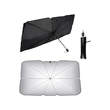 Araba Ön Cam Güneşlik Şemsiye Oto Araç İçi Cam Perdesi Güneş Koruma Perdesi 140x75cm Katlanabilir