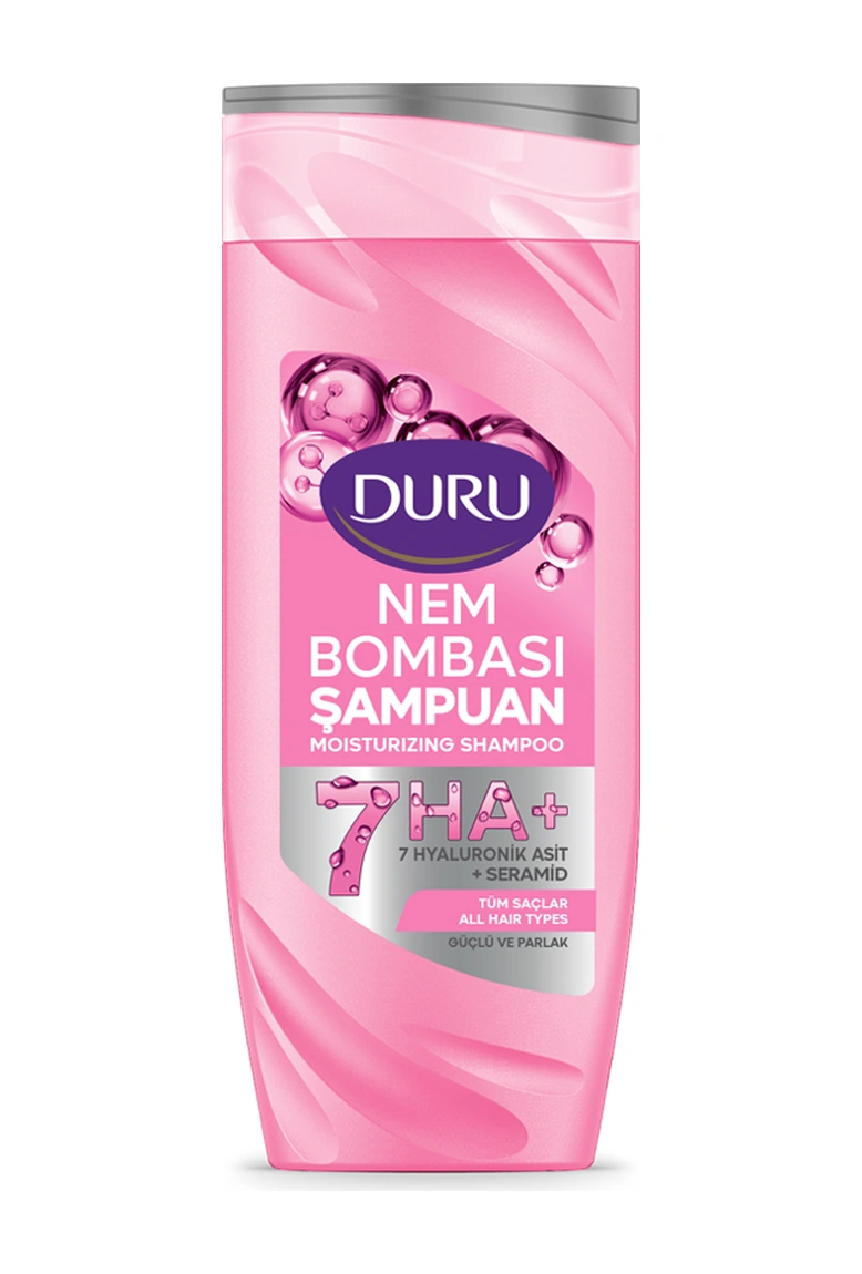 Duru Nem Bombası Güçlü & Parlak Sampuan 400 Ml Tüm Saçlar