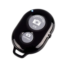 Bluetooth Uzaktan Kumanda Deklanşör Düğmesi Selfie Tıklama Ağırlığı Tüm Cihazlarla Uyumlu, Siyah Btctrol