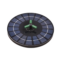 Yaozixa 6w Güneş Enerjili Süngerli Fontan, 360 Döner Başlık Ve Renkli Led Işıklar, 1500mah Batarya İle Su Yetersizliği Koruması