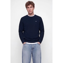 Jack & Jones Jack&jones 12302739 Jprblualves Structure Sweat Navy Erkek Sweat Lacivert