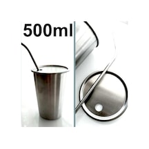 Omeniv 500ml 304 Çelik Bira Kola Bardağı Kupa Kahve Fincanı