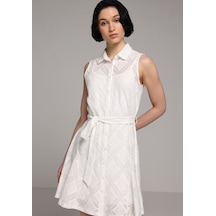 Colin's Colins Regular Fit Düz Kadın Beyaz Kolsuz Elbise Cl1080376 Q1.v1 Wht