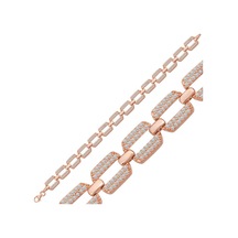 Casera's Gümüş Rose Zirkon Taşlı Kadın Bileklik Csr2184495 Gümüş