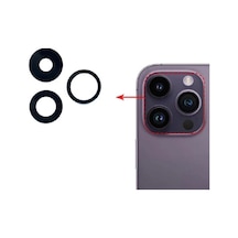 İphone 14 Pro Kamera Camı Seti Siyah