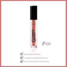 Cosmetics Glimmer Gloss Işıltılı Nemlendirici Dudak Parlatıcısı - 10 Poppy 0