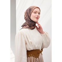 Silk Home Velora Eşarp Art Acı Kahve 90x90 Çok Renkli