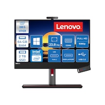Lenovo ThinkCentre M90a Gen 5 12SKS50800H24 i5-14400 64 GB 2 TB SSD 23.8" W11H AIO Masaüstü Bilgisayar
