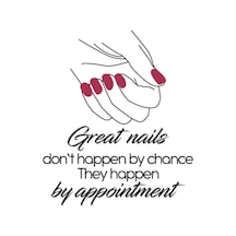 Great Nails Don't Happen By Chance Nail Artist Nail Tech: Dot Grid Notebook/journal 6 X 9 Great Nails Quote & Nail Tech Gifts For Nail Salon 0