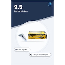 Kesici Makas 9.5 Battal Çelik Kumaş Kağıt Karton Kesim Ev Ofis At