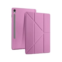 Galaxy Tab S9 Fe/s10 Fe/s10 Lite 10.9 Ile Uyumlu Kalem Bölmeli Katlanabilir Standlı Koruyucu Kılıf, Smoke Purple