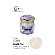 Sedefli Metalik Toz Pigment Boya / Açık Altın/ Epoksi Için