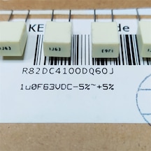 R82dc4100dq60k 1mf 63v 5mm 0.1 Kemet Polyester Kondansatör 25 Adet