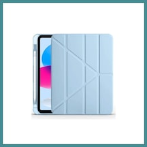 Trendexa İpad 2025 10.9 10.nesil A16 Kılıf Kalemlikli Mars Tablet Kılıfı - Mavi Mac
