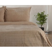 Özdilek Modern Line Çift Kişilik Battaniye Seti 220x240 Pramit B Bej