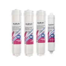 12 İnç Kapalı Kasa Su Arıtma Cihazı Tam Set 7 Filtre Alkali Ve Detoks Filtre İlaveli