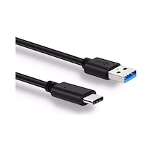 Al-4645 Type C Usb 3.1 Veri Aktarım Şarj Kablosu 1 Metre, Siyah