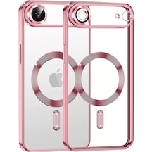 Newface Apple Apple iPhone Uyumlu  17 Air Kross Magneticsafe Kapak - Rose Pembe