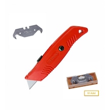 Profesyonel Kanca Uçlu Halı Kesim Bıçağı + 10 Adet Bıçak Ucu N11.314