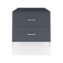 Kronos Şifonyer 2 Çekmeceli 88x59x80 Antrasit-antrasit Antrasit