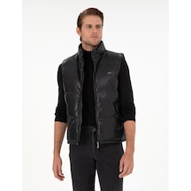 Pierre Cardin Erkek Siyah Deri Mont-kaban 50300553-001 Siyah