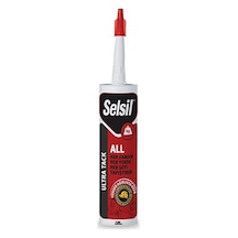 Selsil Ultra Tack Beyaz Yapıştırıcı Hızlı Kuruma Ve Yüksek Yapışma Özelliği 290 Ml 290 ML
