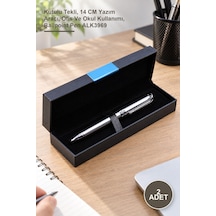 2 Adet Tükenmez Kalem Kutulu Tekli, 14 Cm Yazım Aracı, Ofis Ve Okul Kullanımı, Ballpoint Pen Alk3969 1