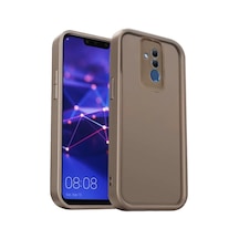 Newface Huawei Mate 20 Lite Kılıf Viera Silikon - Kahverengi