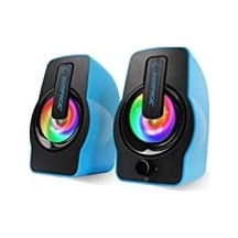 Rms-g7 Falsetto 2.0 6 Watt Rgb Ledli Mavi Multimedia Gaming Usb Speaker
