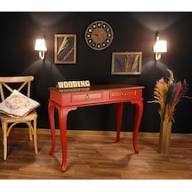 Wooding 120 Cm Çekmeceli Masif Kırmızı Ceviz Dresuar (548588550) Kırmızı