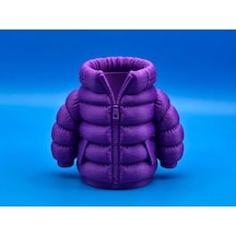 3d Baskı Şişme Mont Kalemlik - Masaüstü Organizer-mor Diğer