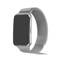 Huawei Watch Fit Uyumlu Krd-01 Metal Mtr Kordon-gümüş