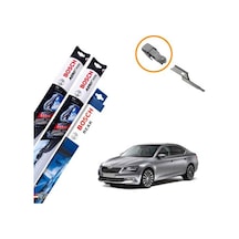 Skoda Superb Muz Silecek Takımı Ön Arka Bosch Aerotwin 2016-2020