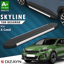 S-dizayn Kia Xceed Skyline Aluminyum Yan Basamak 183 Cm 2019 Üzeri A+ Kalite