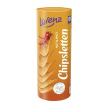 Lorenz Acı Baharat Aromalı Patates Cipsi 100 G - 6 Adet Tarı