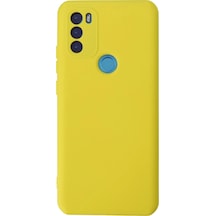 Mey İthalat General Mobile Gm 21 Plus Kılıf Nano İçi Kadife Silikon - Sarı