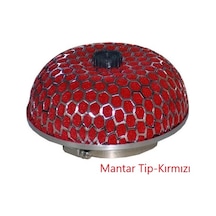 Carub Ses & Performans Arttırıcı Açık Hava Filtresi Mantar Tip Kırmızı +6 Hp Aparatlı Üniversal 00 Şüscaroto Aksesuar