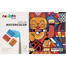 Carioca Elleri Kirletmeyen Yıkanabilir Pastel Boya Kalemi Plastello 12 Li
