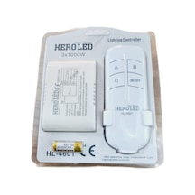 Hero Led 3 100 3 Kademeli Avize Kumandası Uzaktan Aydınlatma Kontrolü 3 Renk