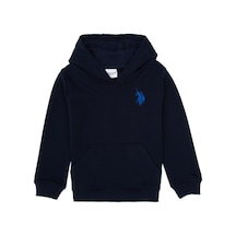 U.S. Polo Assn. Erkek Çocuk Lacivert Basic Kapüşonlu Sweatshirt 50313980-VR033
