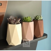 Dekoratif Beton Saksı - Model 74